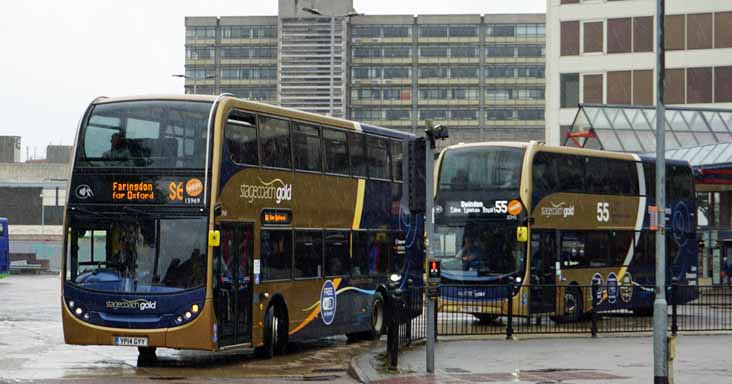 Stagecoach West Scania ADL N230UD Enviro400 15969 & N250UD Enviro400MMC 15345 Gold